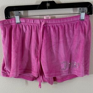 Juicy Couture Fuchsia Velour Lounge Shorts